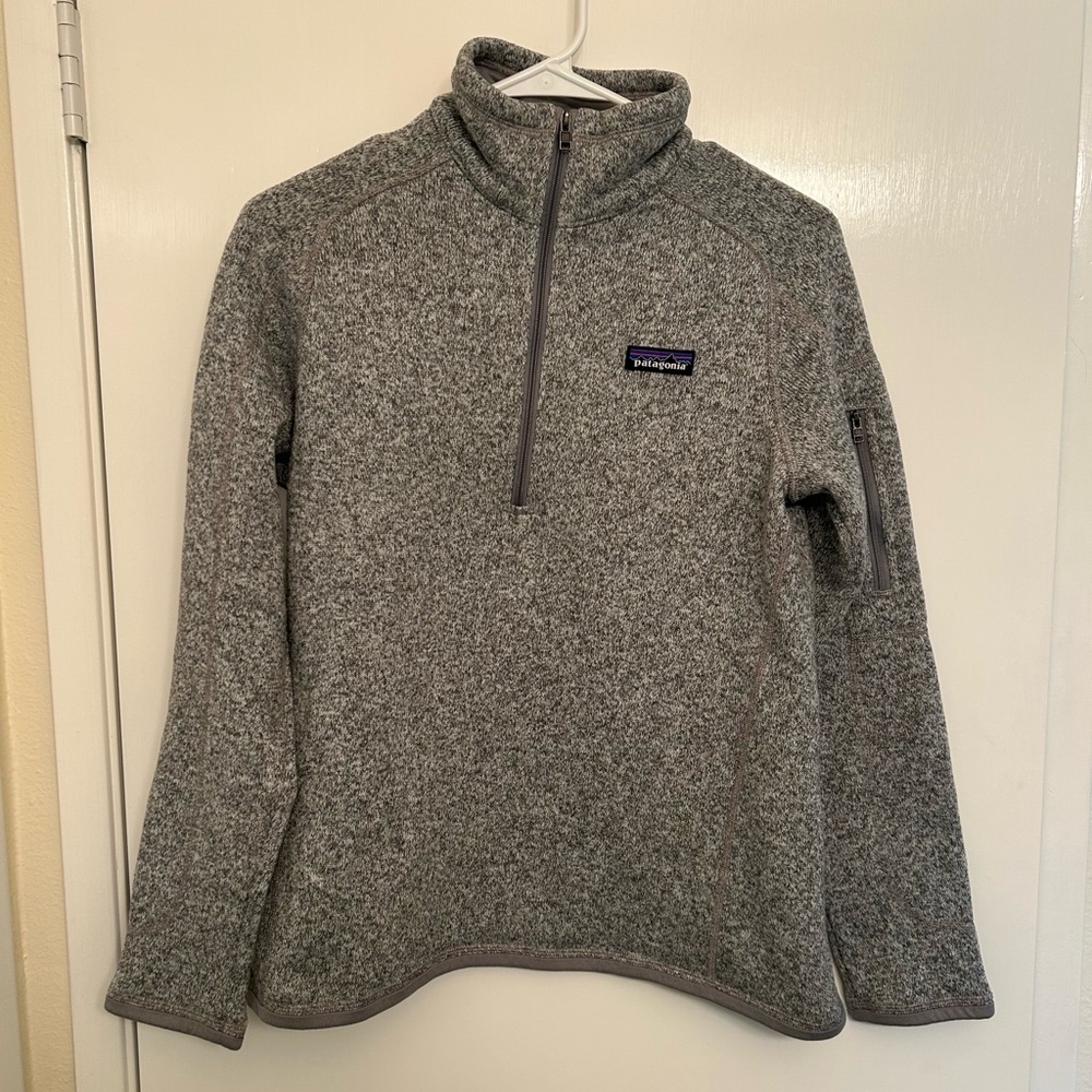 Patagonia Gray Quarter-Zip Pullover